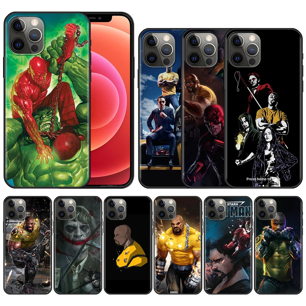 

Marvel Luke Cage Smartphone Case For Apple iPhone 11 12 13 Pro Max 7 6 8 6s Plus 12 13 Mini X XS max XR SE2020 5 5S Fundas
