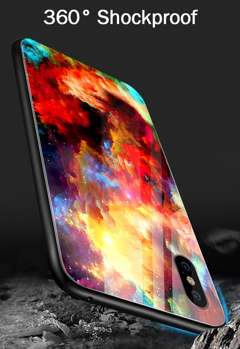 Чехол для телефона для iPhone 5S, se, 6, 6 S, 7, 8 Plus XR XS макс. закаленное стекло чехол для Meizu M5 M6 M8 M9 Примечание 16th плюс противоударный корпус