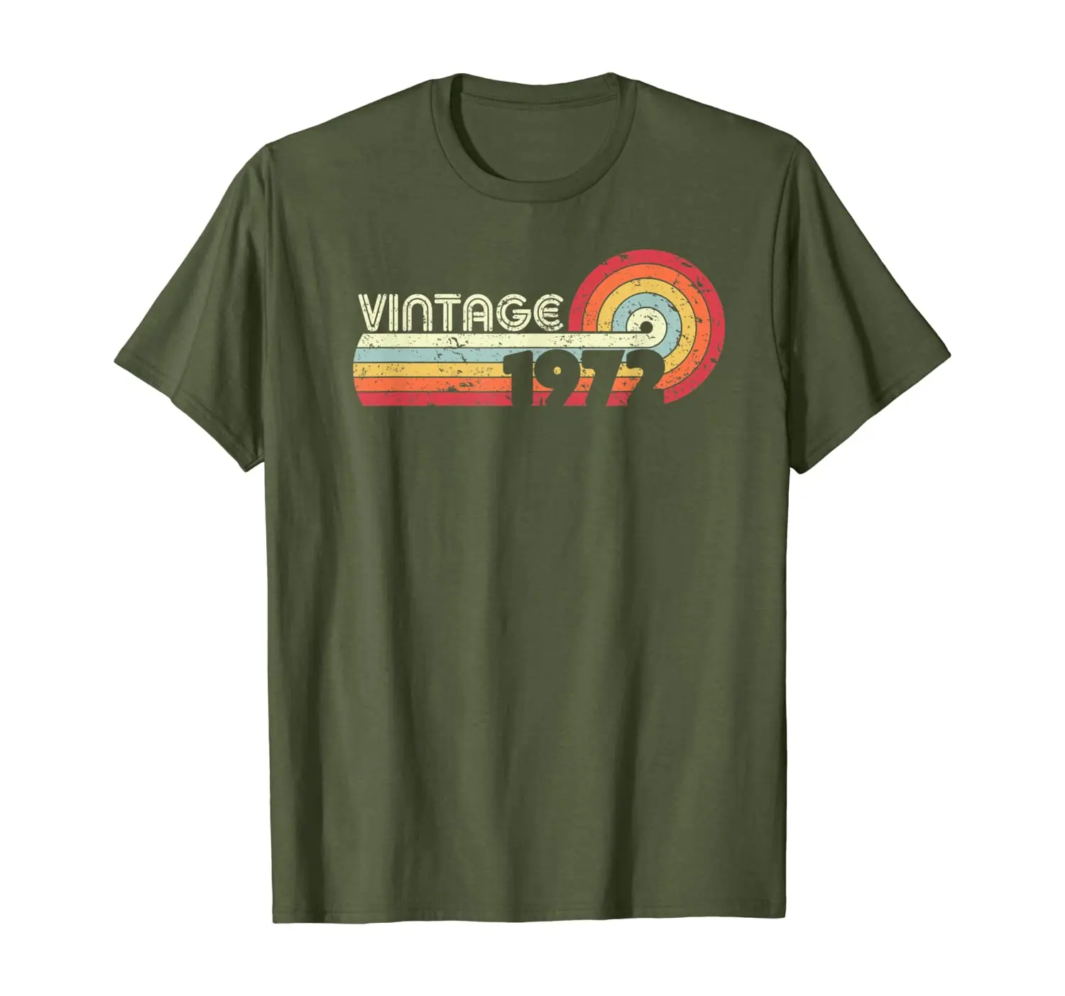 

1972 Vintage T Shirt, Birthday Gift Tee. Retro Style Shirt.
