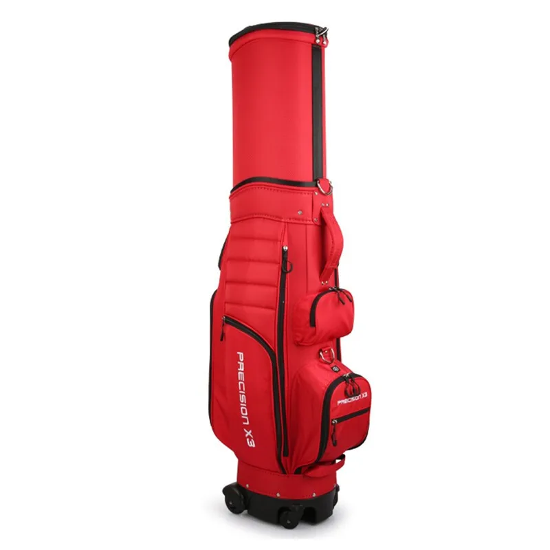 Retractable !Send Rain Cover Pgm Patented Golf Bag Air Carrier Package Golf Standard Bag Men Women with Brake Universal Wheel