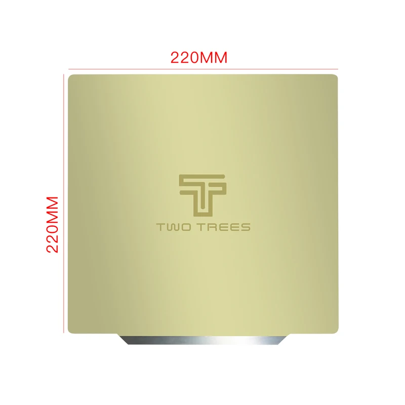 220x220mm Новинка 220x220 235x235 310x310 мм стальной лист с пружиной для удаления предварительно примененный пей+ гибкий магнитный стикер для CR10 Ender3 Ender 5 - Цвет: 220x220mm