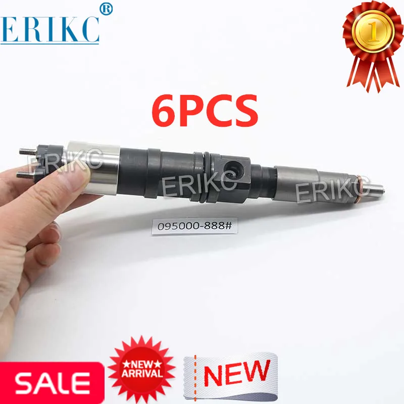 6 шт. дизельный инжектор 095000 -6490 -6491 Форсунка Common Rail RE 529118 RE52438 для двигателя JOHN DEERE