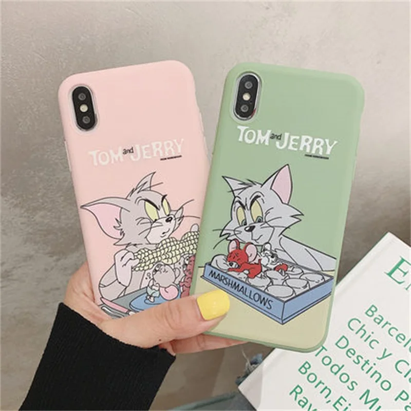 Чехол для мобильного телефона iPhone 11 Pro XS Max XR X 6 6S 7 8 Plus с мультяшным изображением