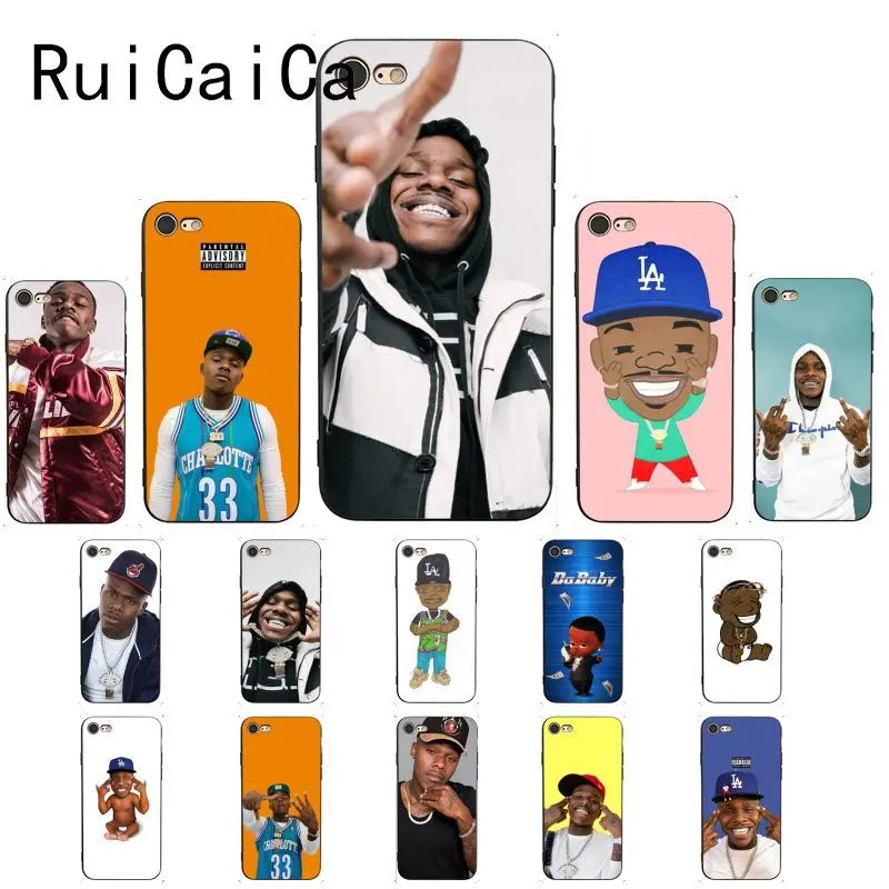 Ruicaica daaby Rapper Мягкий Силиконовый ТПУ чехол для телефона iPhone 8 7 6 6S 6Plus X XS MAX 5 5S SE XR 10