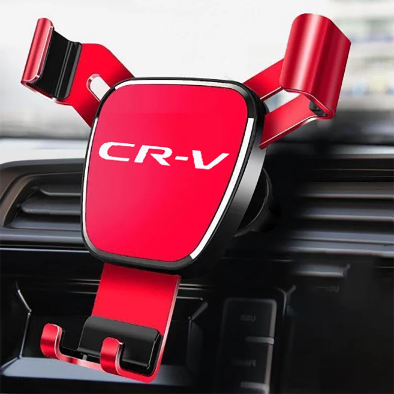 

For Honda CR-V metal car logo Style On-board Phone Holder Car Mounted Car Air Outlet Mobile Phone Bracket Car Gravity Holder