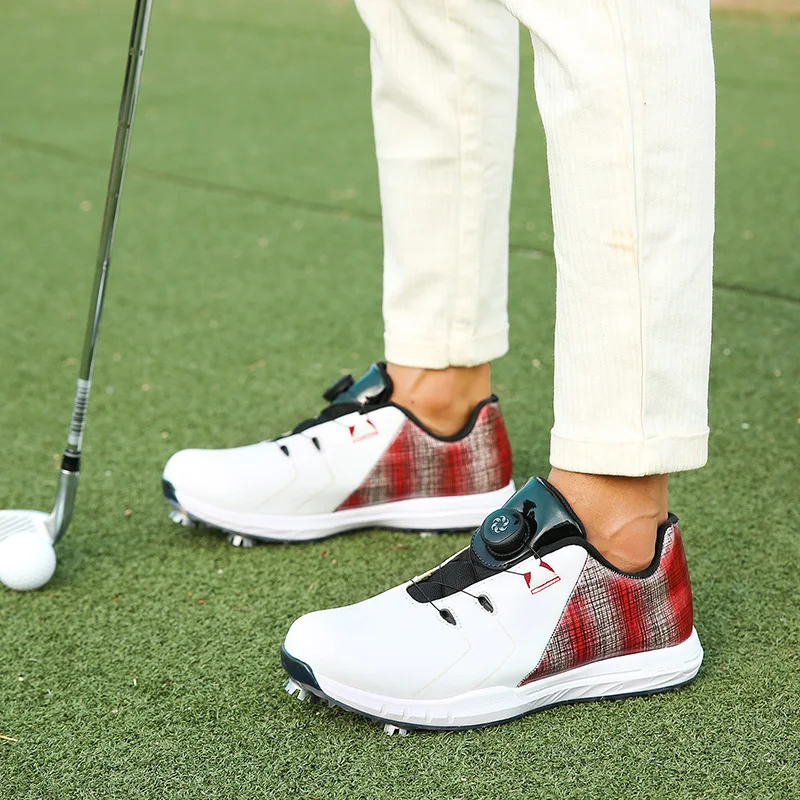 Professional Golf Sneakers Men's Comfortable Sports Shoes Outdoor Lawn Lightweight Non-slip Golf Leisure Walking Shoes 38-45