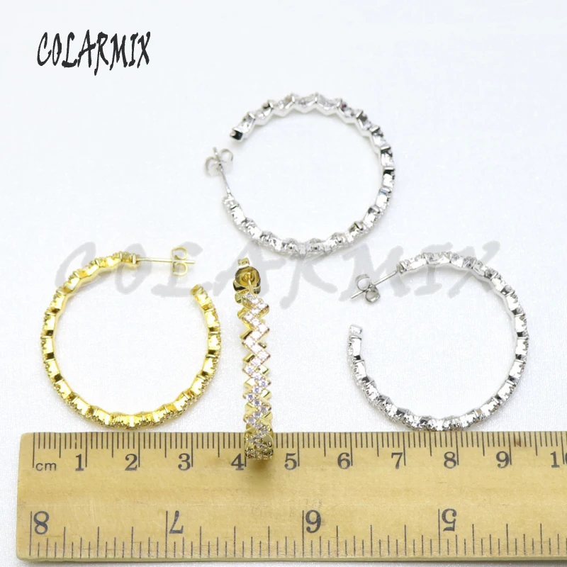 

5 pairs multi kinds hook earrings zircon jewelry accessories for women ear rings A quality zircon jewelry for women 51011
