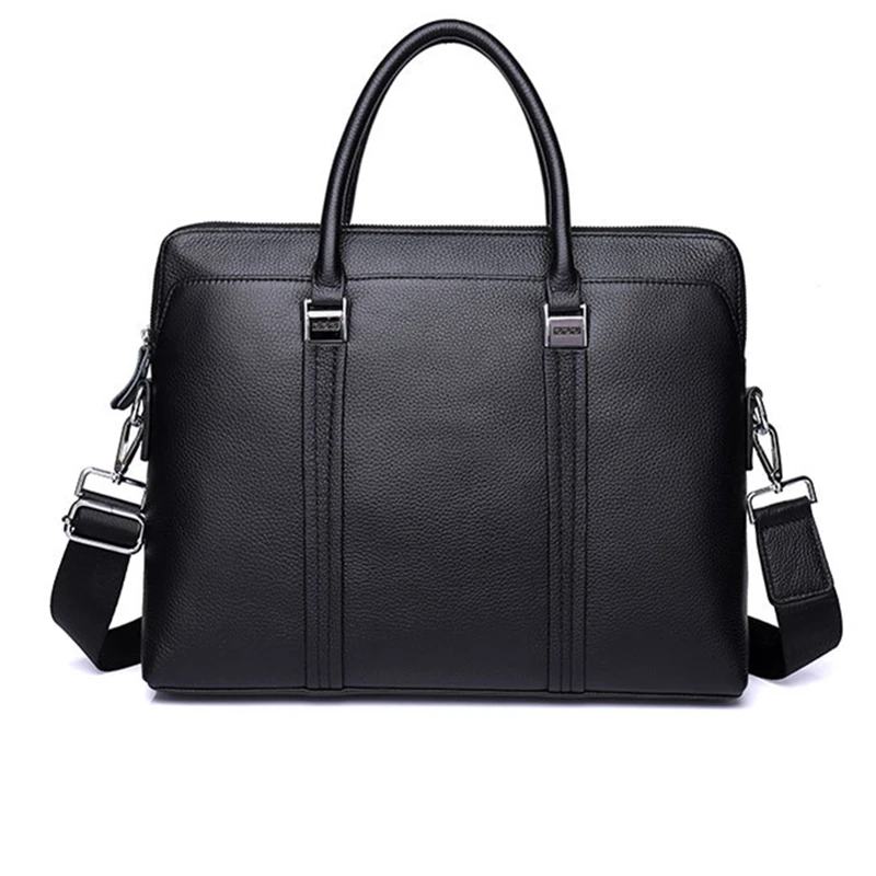 Мужская сумка/портфель кожаная сумка для офиса/ноутбука мужская из натуральной