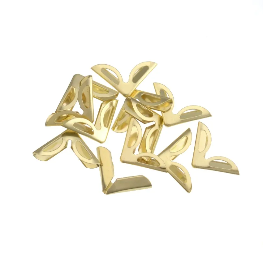 50 шт. Альбомы для скрапбукинга меню папки угловые протекторы (толщина 5 мм) 23x16 мм