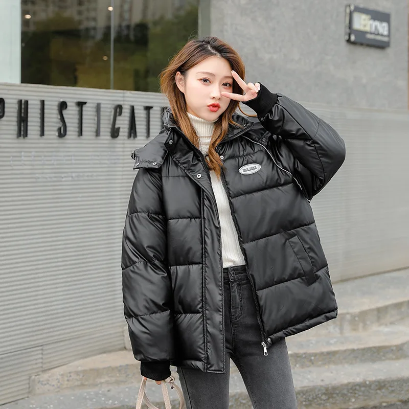 Winter Coat Clothes Women Cotton The New Korean Version Loose Fashion Thicken Hooded Jacket