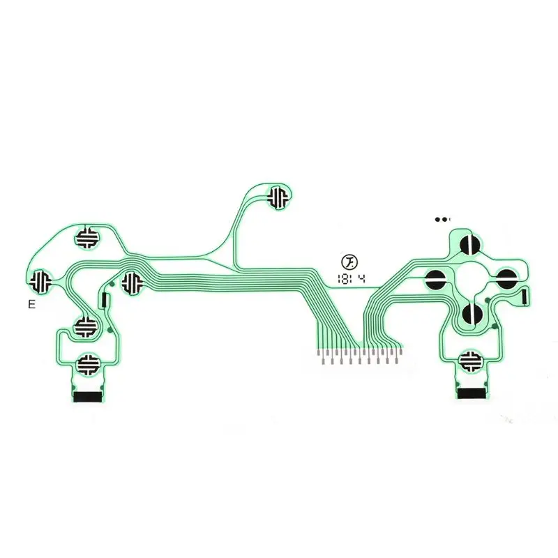 Проводящая проводящая клавиатура контроллера пленки гибкий кабель PCB JDS 055 тонкая