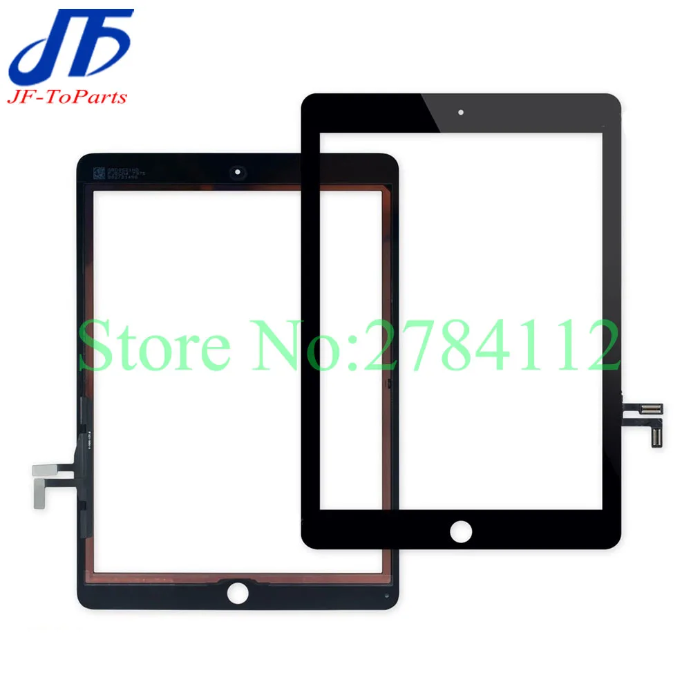 10 шт. Замена для ipad 5 Air 3 A1822 A1823 сенсорный экран дигитайзер панель с клейким передним стеклом в сборе