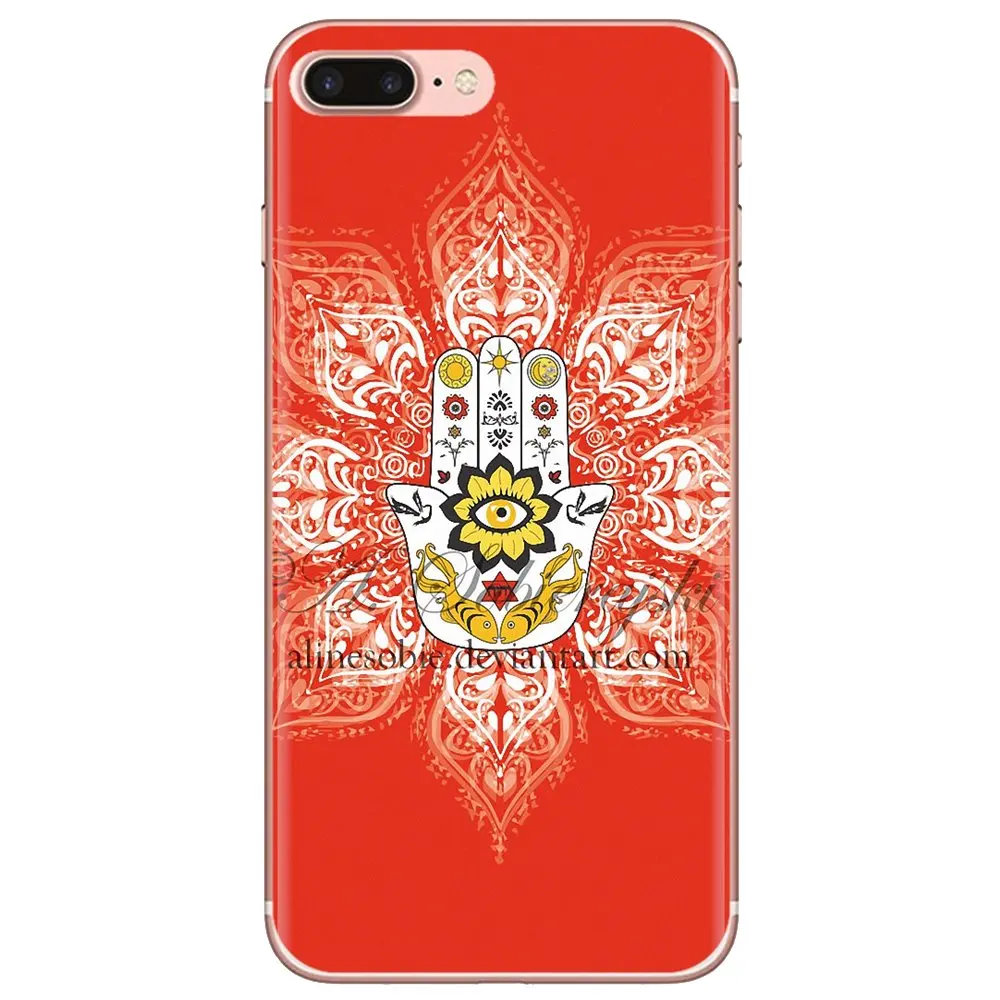 Silicone Phone Shell Cover For Sony Xperia Z5 XZ XA1 XA2 Premium ULTRA 10 X Buddha Hamsa Evil Eye Magic Judaica | Мобильные телефоны