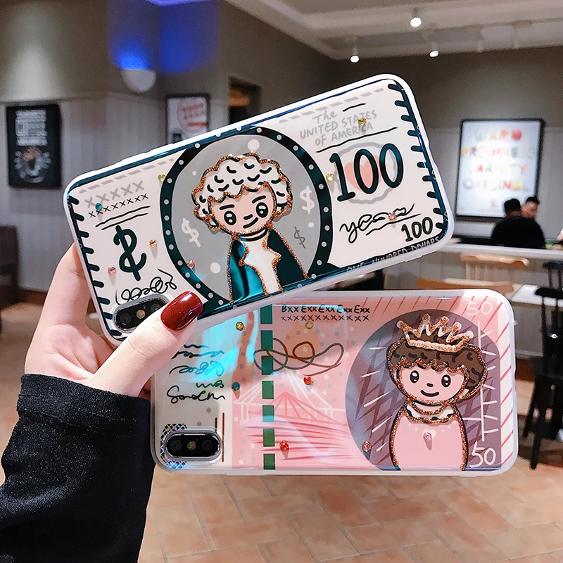 Симпатичные пары монет телефонные чехлы для huawei P30 P20 Mate20 Pro Блестящий Алмазный Мягкий чехол для Honor 20 Pro Nova 3 4 5 задние чехлы