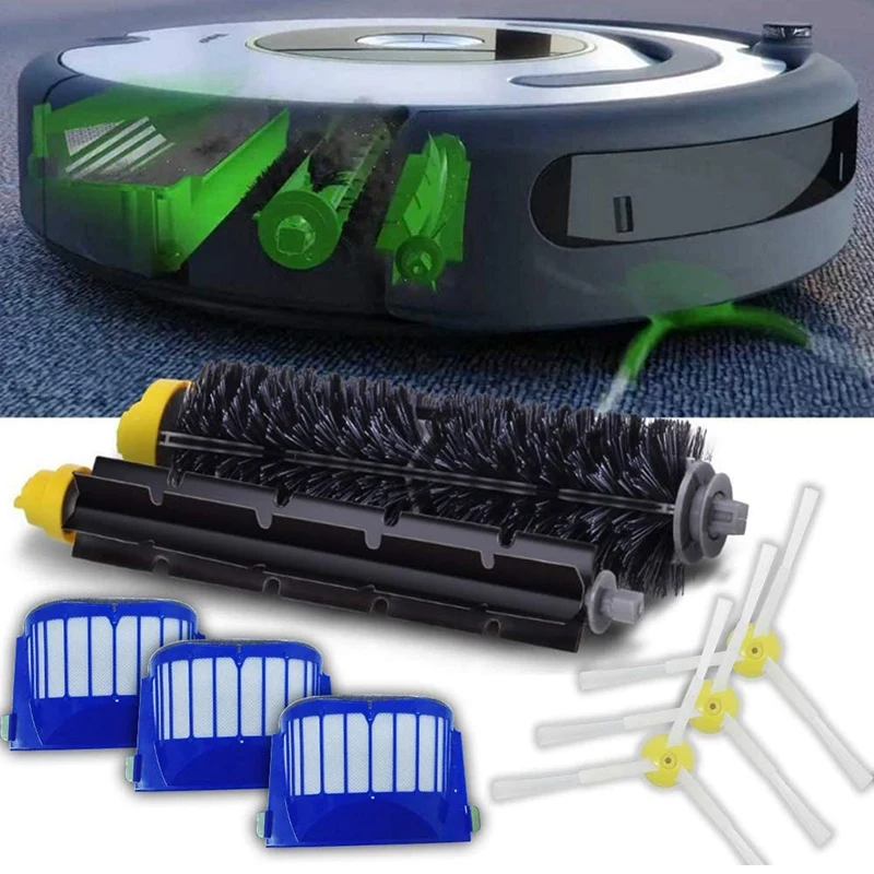 Аксессуары для пылесоса IRobot Roomba 500 600 700 серии er аксессуары 6/7 роликовый фильтр