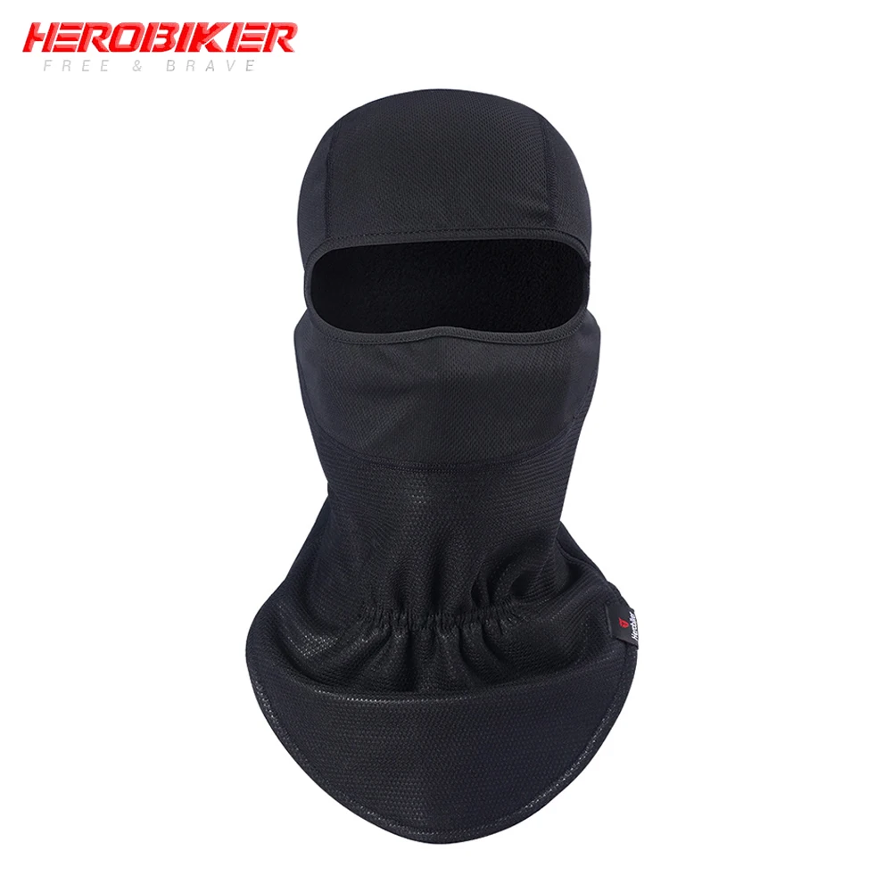 HEROBIKER мотоциклетная маска для лица Зимний Термальность флис велоспорта