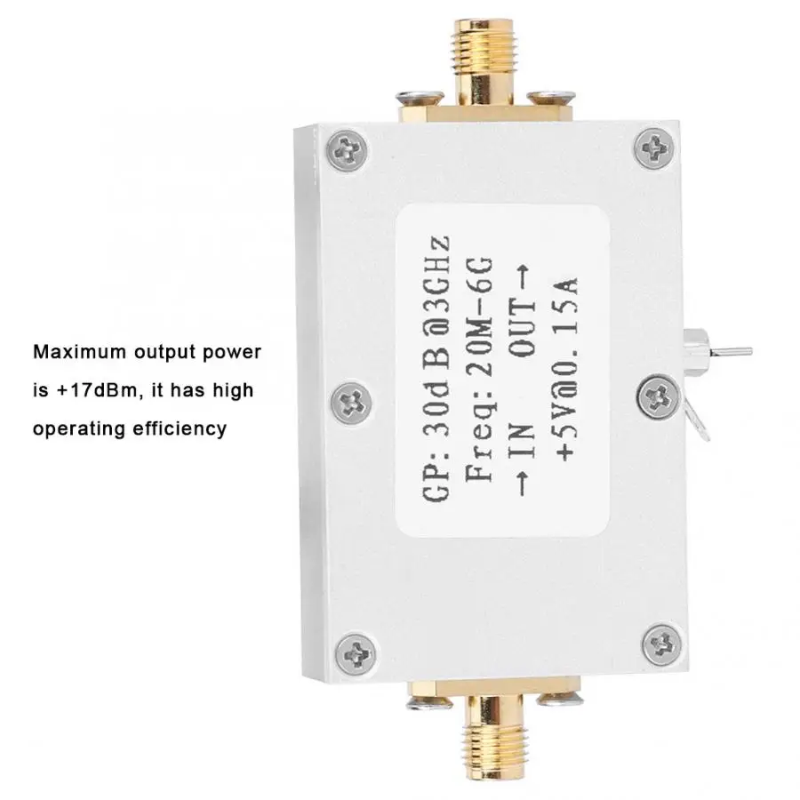 Радиочастотный усилитель приемник с низким уровнем шума широкополосным