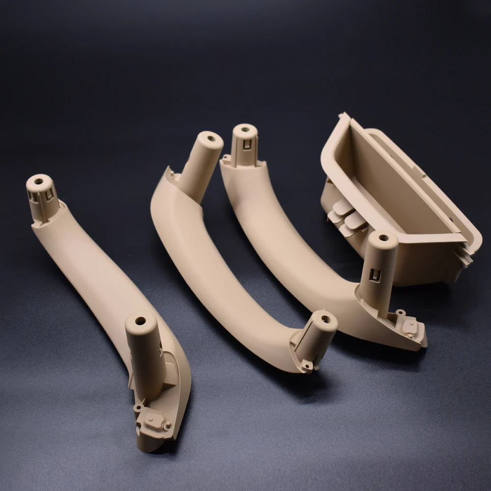 Черная автомобильная ручка LHD для передней и задней межкомнатной двери 4 шт.