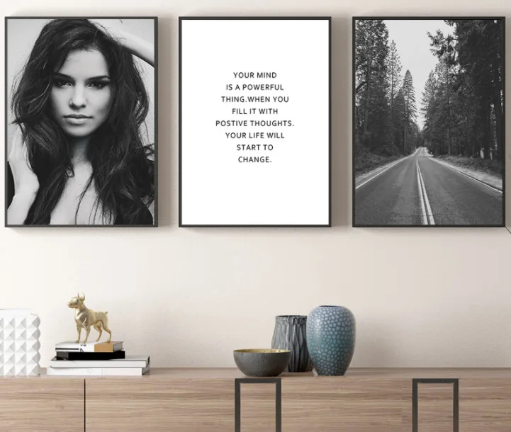 Скандинавские современные минималистичные макияж Художественная фотография