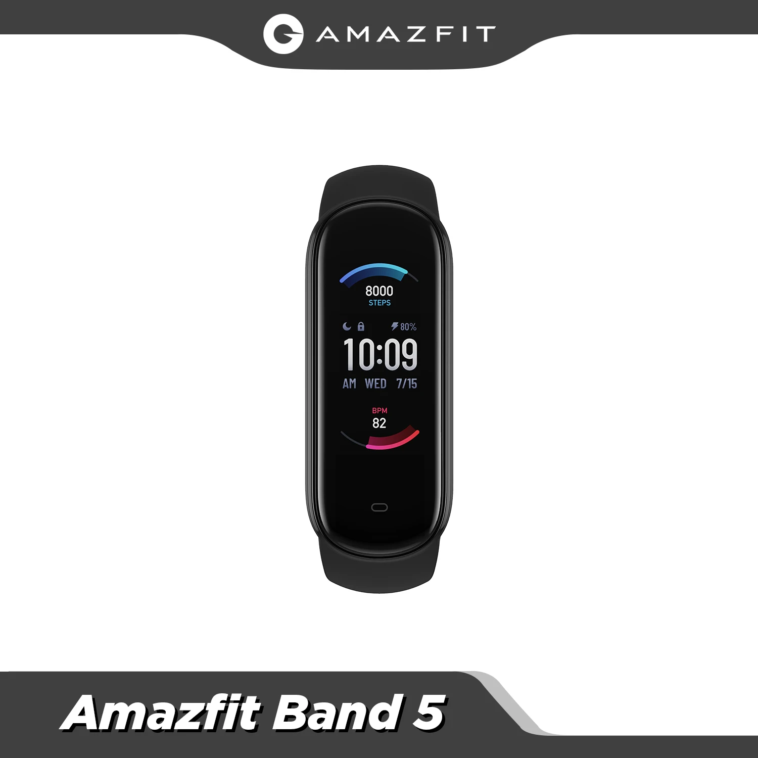  New 2020 Global Version Amazfit Band 5 Multilanguage 15 Days Battery Life 5ATM Water resistant 