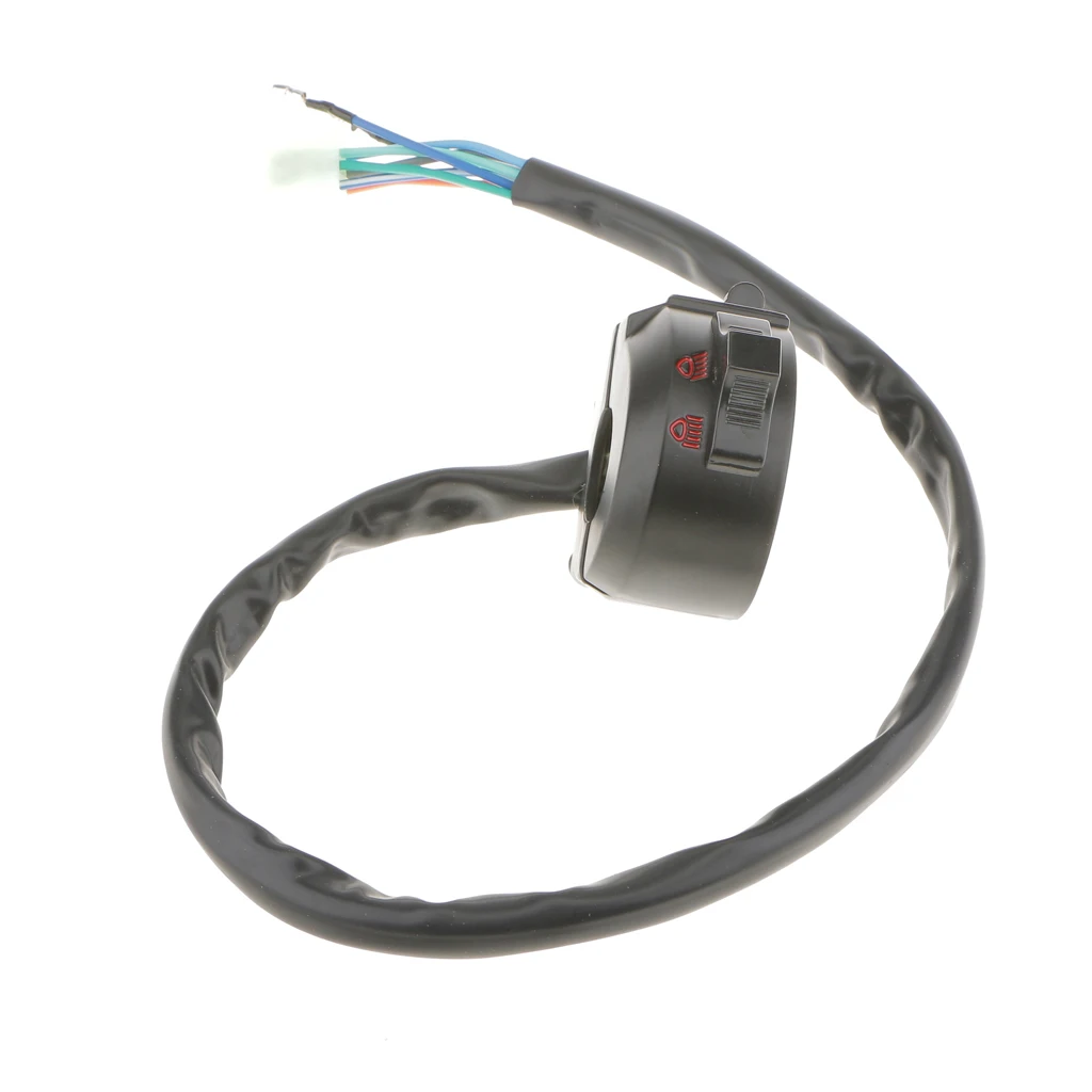 

Motorcycle Handlebar Left Control Switch For 7/8'' Headlight Turn Signal