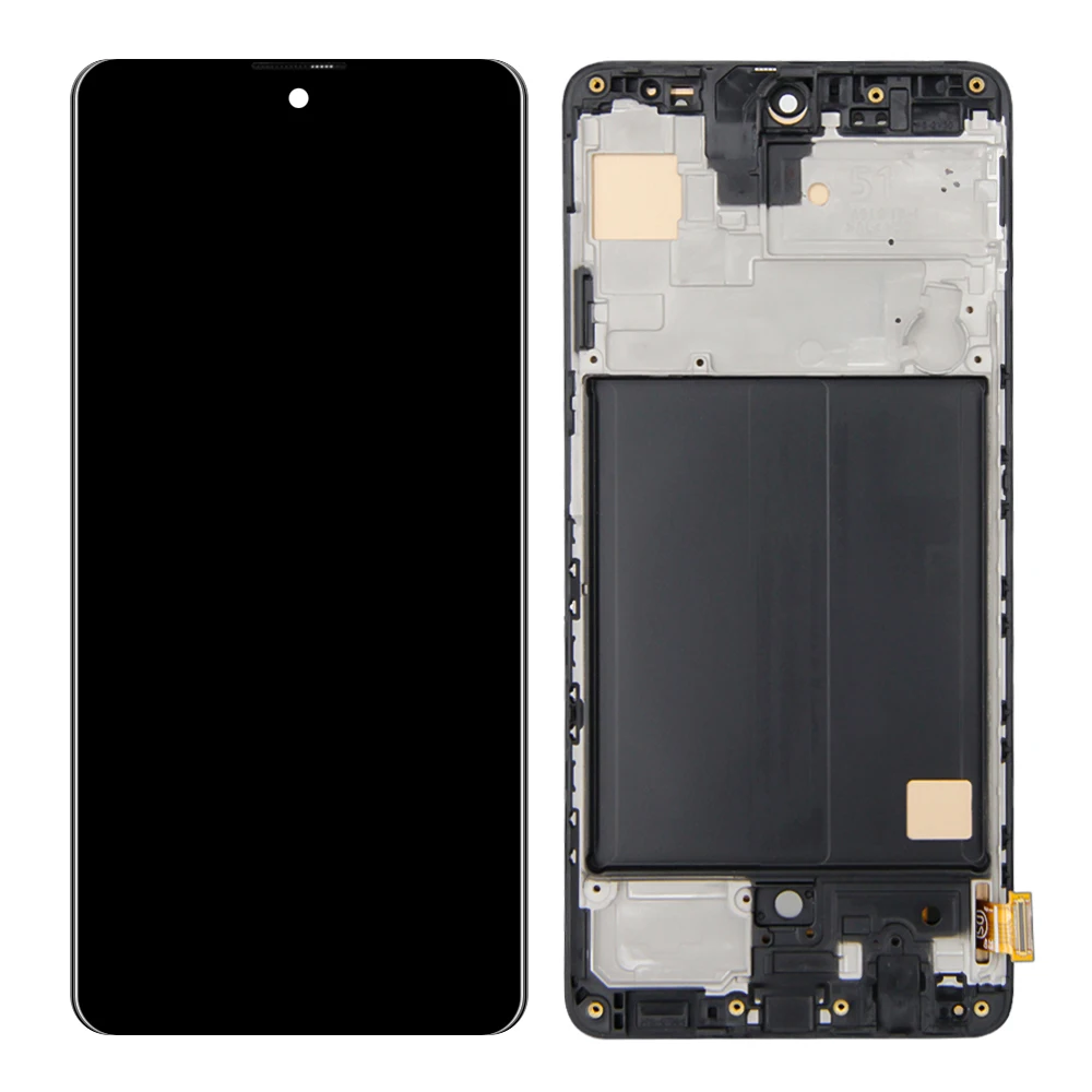 100% NEW AMOLED For Samsung A51 A515 sm-A515F/DS LCD Display Touch Screen Digitizer Assembly Free Tools | Мобильные телефоны и