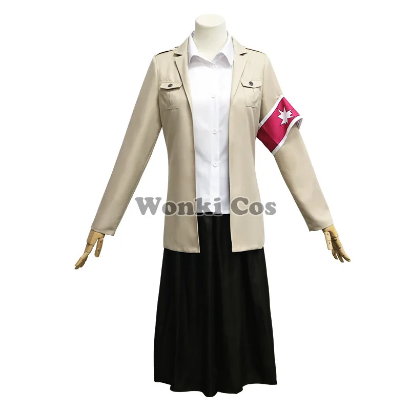 Костюм для косплея аниме атака на Титанов форма в стиле милитари 4 сезона |