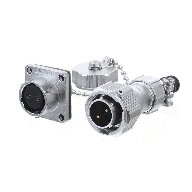 

WY20 TI+Z M20 2 3 4 5 6 7 9 12 15 Pin Aviation Connector Industrial Male Plug Female Socket LED Panel Mount Waterproof Adapter