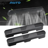 forauto 2pcsset car air vent cover under seat air conditioner dust outlet covers for audi q7 auto accessories car styling abs