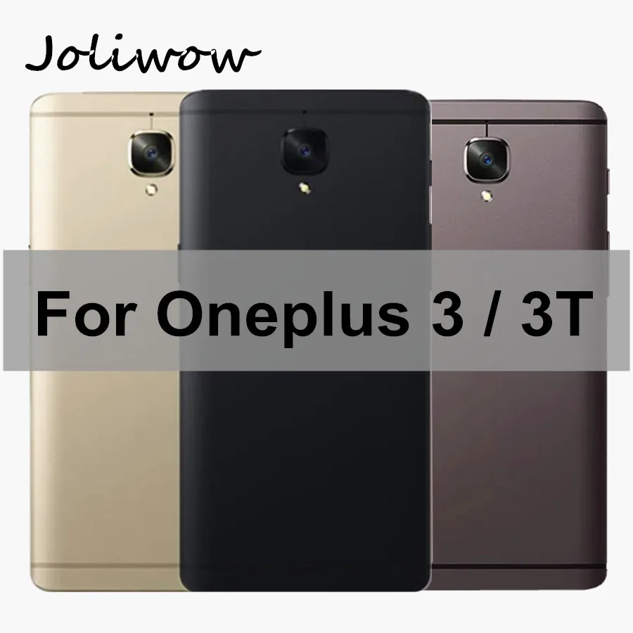 Для Oneplus 3 3T A3000 крышка батареи задняя корпуса чехол для Задняя + лоток sim карты