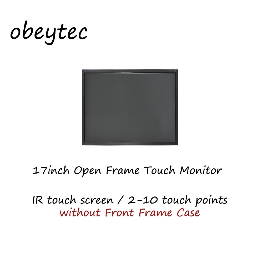 Obeytec 17 дюймовый сенсорный ЖК монитор с открытой рамкой ИК Сенсорное покрытие 2