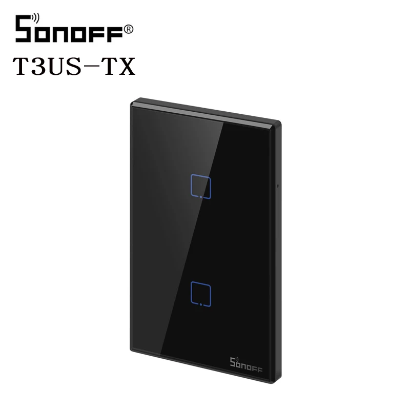 

Sonoff TX T3 US 1/2/3 gang Smart Remote Control Wifi Timer light switch wall touch RF433mhz Switch work with Alexa