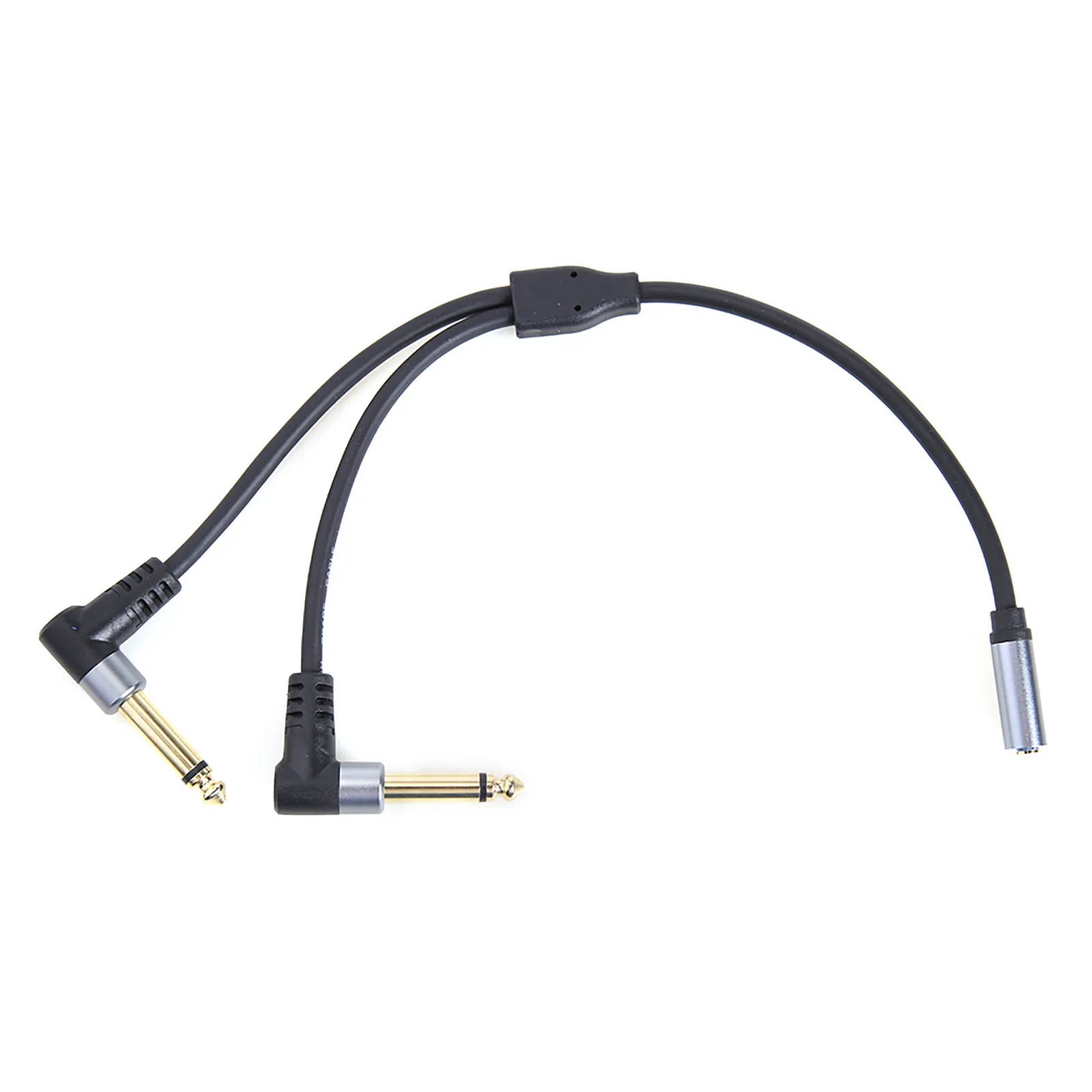 High Quality Audio Line Metal Adapter Plug Female 3.5mm To 2 Mono Male 6.25mm Accessories | Электроника