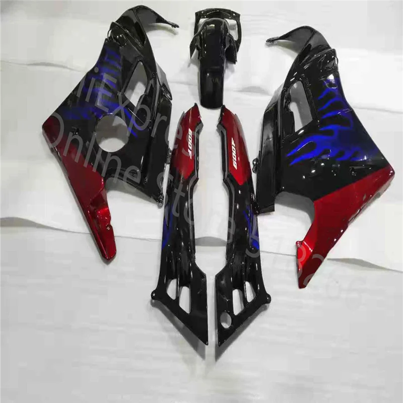 

New Fairing for HONDA CBR600F2 1991-1994 ABS CBR 600 F2 91-94 CBR600 F2 blue flames black red Motorcycle Fairing Body Kit