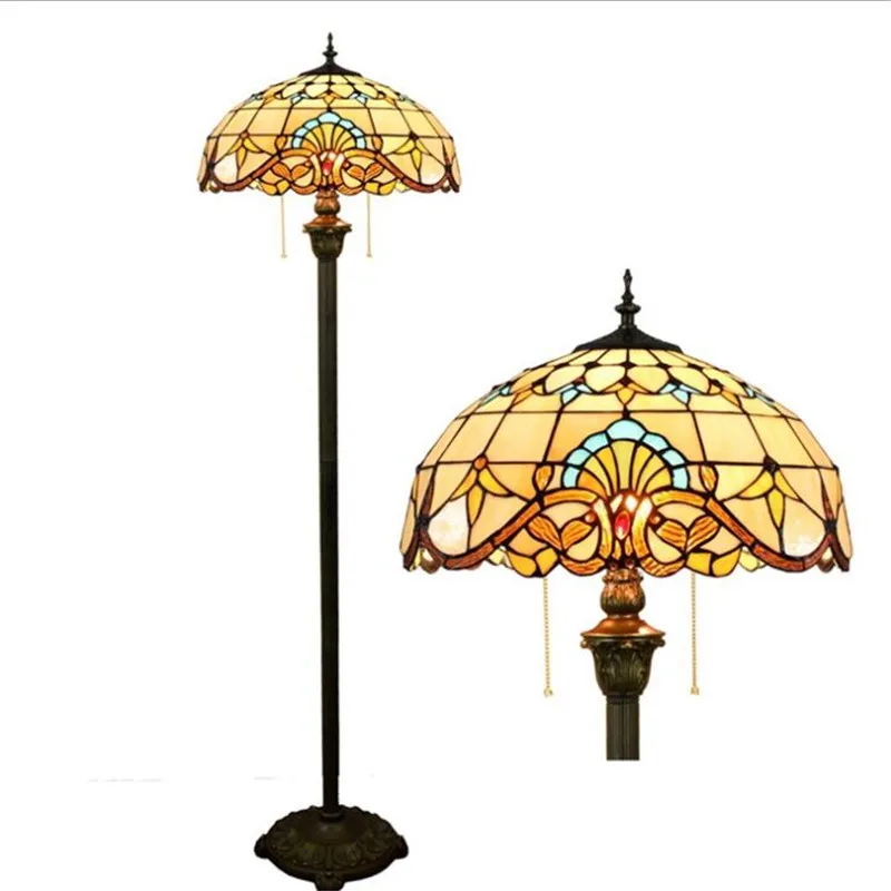 

Европейская барокко Светодиодная лампа для фойе, напольная лампа, Классическая винтажная лампа для квартиры, дивана, угловой светильник дл...