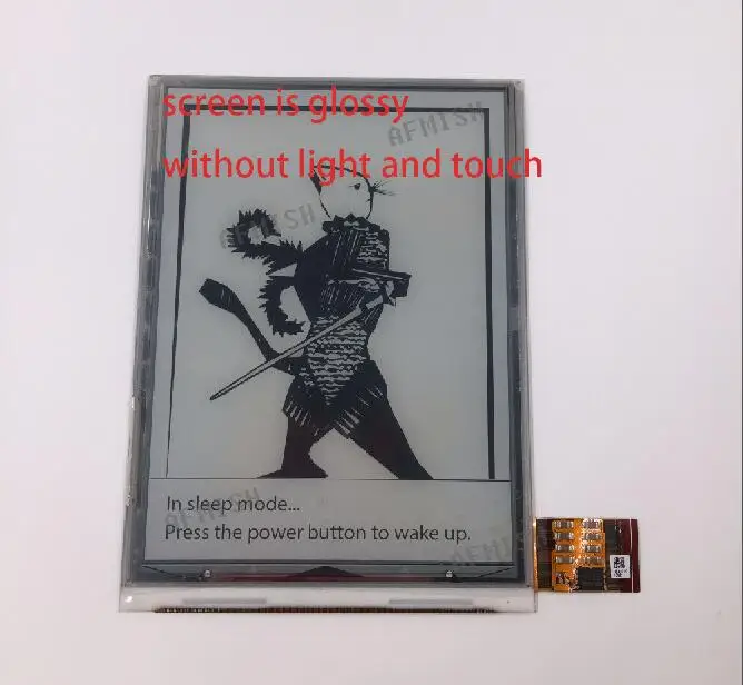 ED060XD4 eink 6 дюймов ЖК-дисплей экран дисплей для устройства для чтения электронных книг нет подсветки и сенсорный экран ritmix RBK-615 RBK615 экран глянцевая - Цвет: no  light and touch