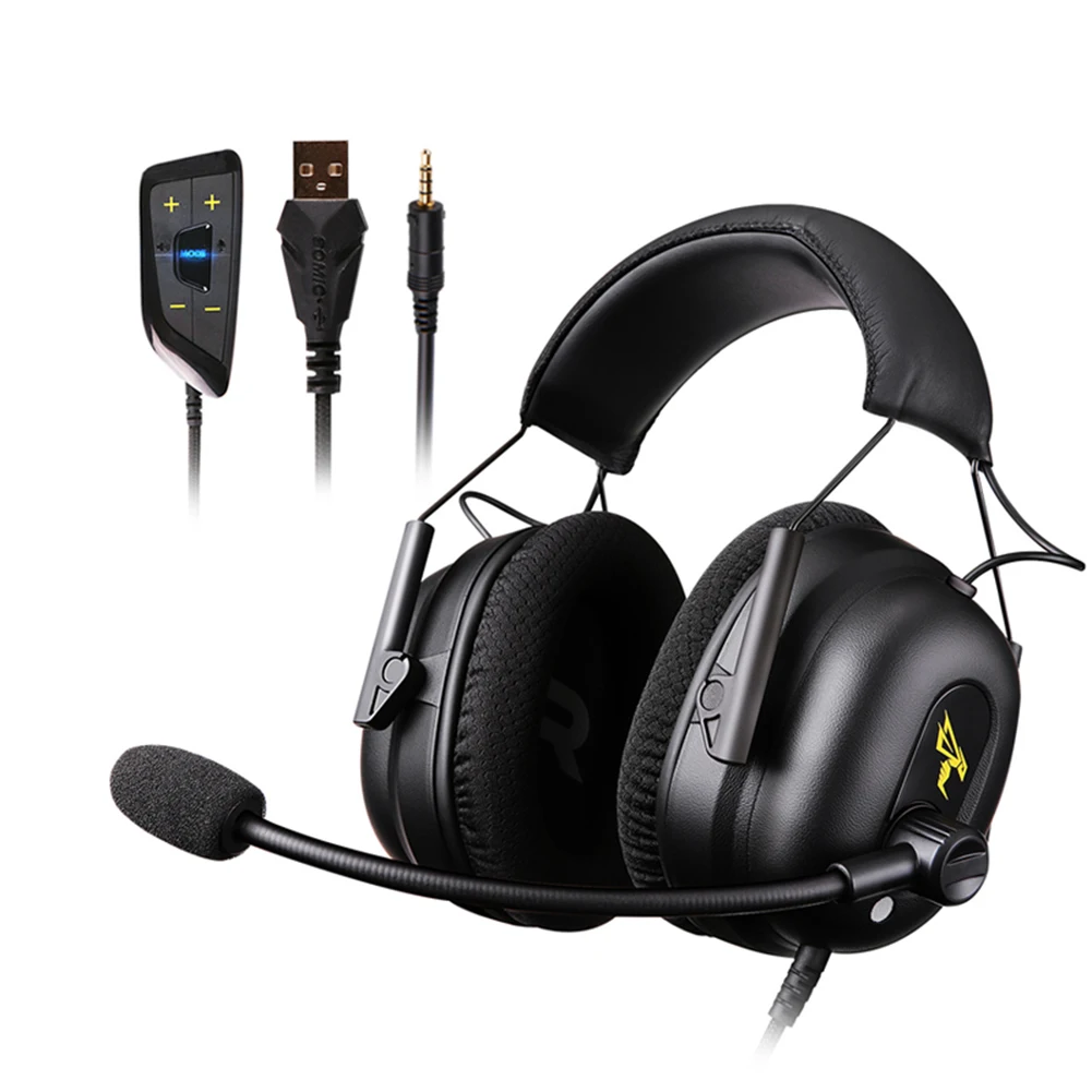

Игровая гарнитура G936N 7,1, наушники для виртуальных геймеров 3,5 мм, проводные стереонаушники с объемным звуком и микрофоном для PS4, игр на ПК