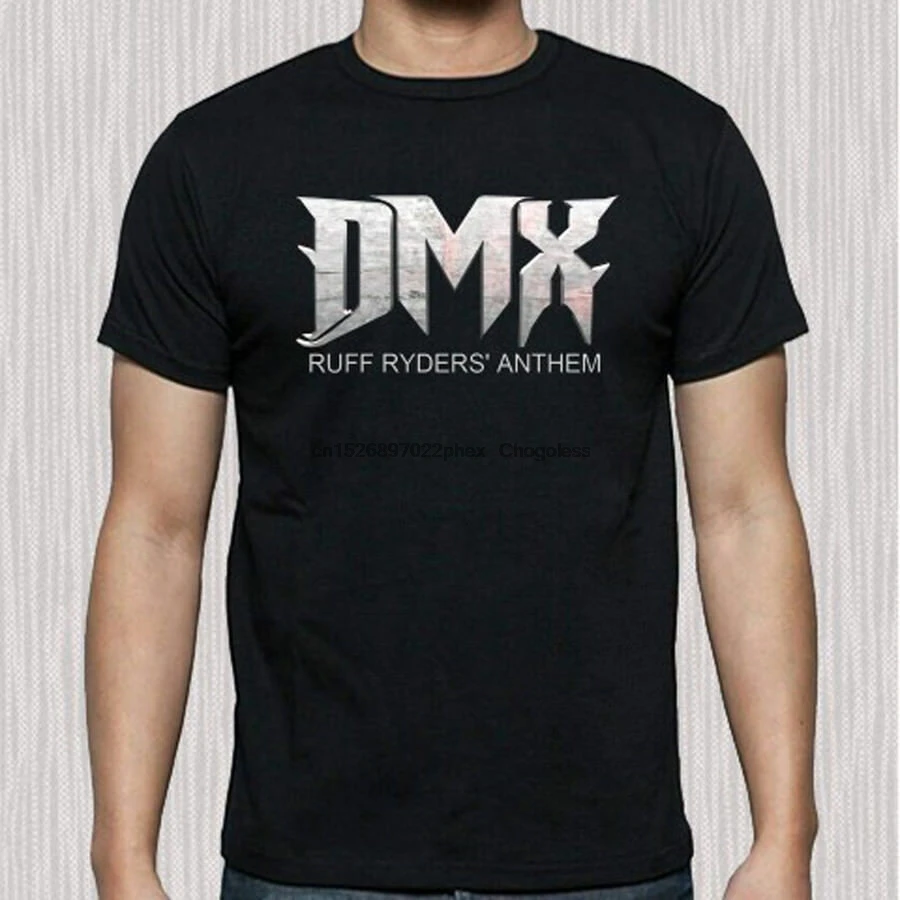 Мужская черная футболка DMX Ruff Ryders anим Rap с логотипом альбома в стиле хип-хоп размер
