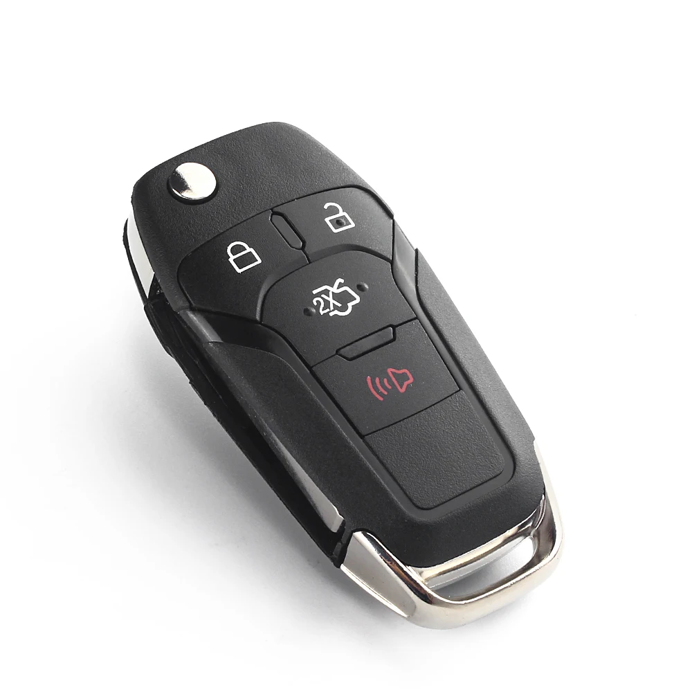KEYYOU 3 + 1/4 кнопки флип дистанционного ключа Автозапуск Fob 315 МГц ID49 чип для Ford Fusion