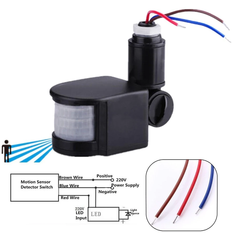 

PIR Infrared Motion Sensor 10W 20W 30W LED Floodlights 230V 50W Outdoor Lighting Reflector Spot Flood lights Garden Wall Lamp