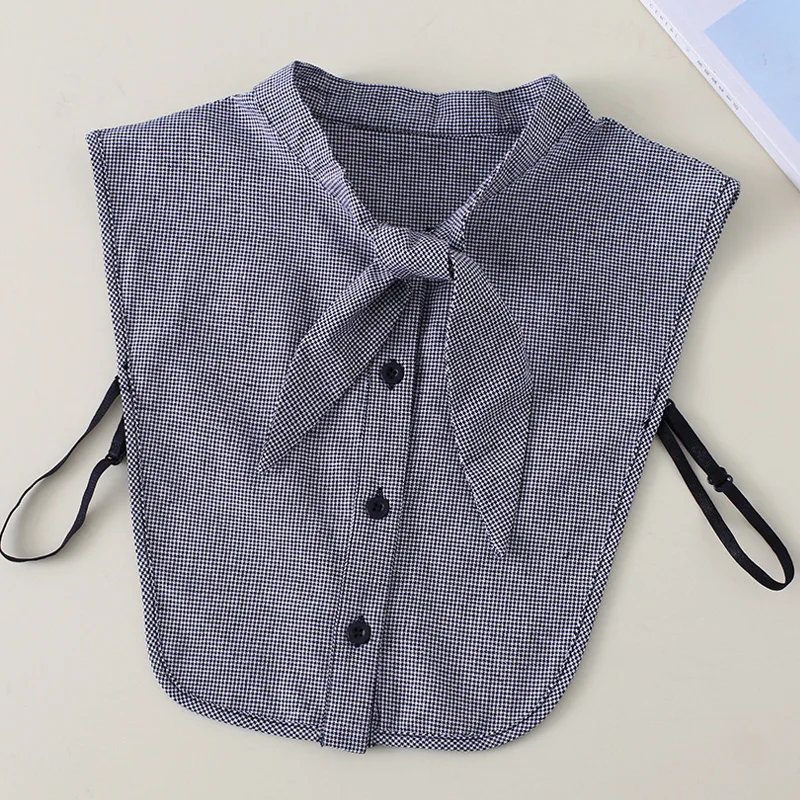 

Women Solid Color Stand Fake Collar Adult Flase Collars Ties Sweater Decoration Female Half Shirt Detachable Collar Nep Kraagie
