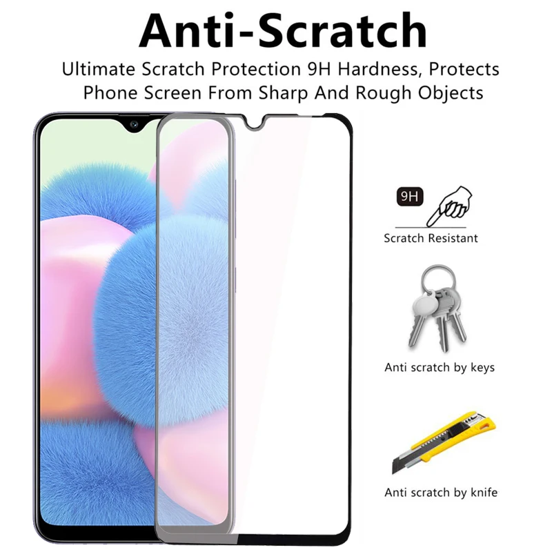 protective Glass For Samsung A30s Screen Protector for samsung Galaxy a30s samsun A30 s 30s 30A sm-a307f 305f Tempered Glas Film | Мобильные