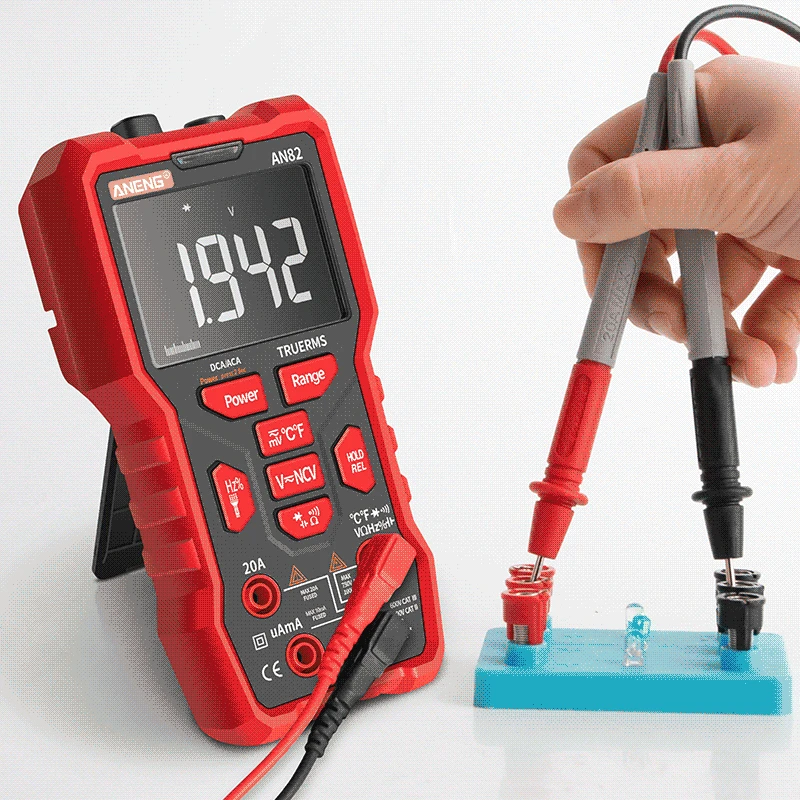 ANENG AN82 Professional Digital Multimeter 9999 Tester DIY Transistor Capacitor NCV Testers True RMS Analog Meter Multimetro