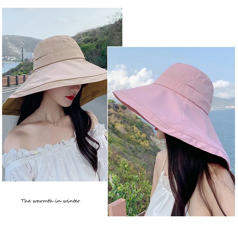 Панама женская с большой головой размера плюс от солнца широкими полями для