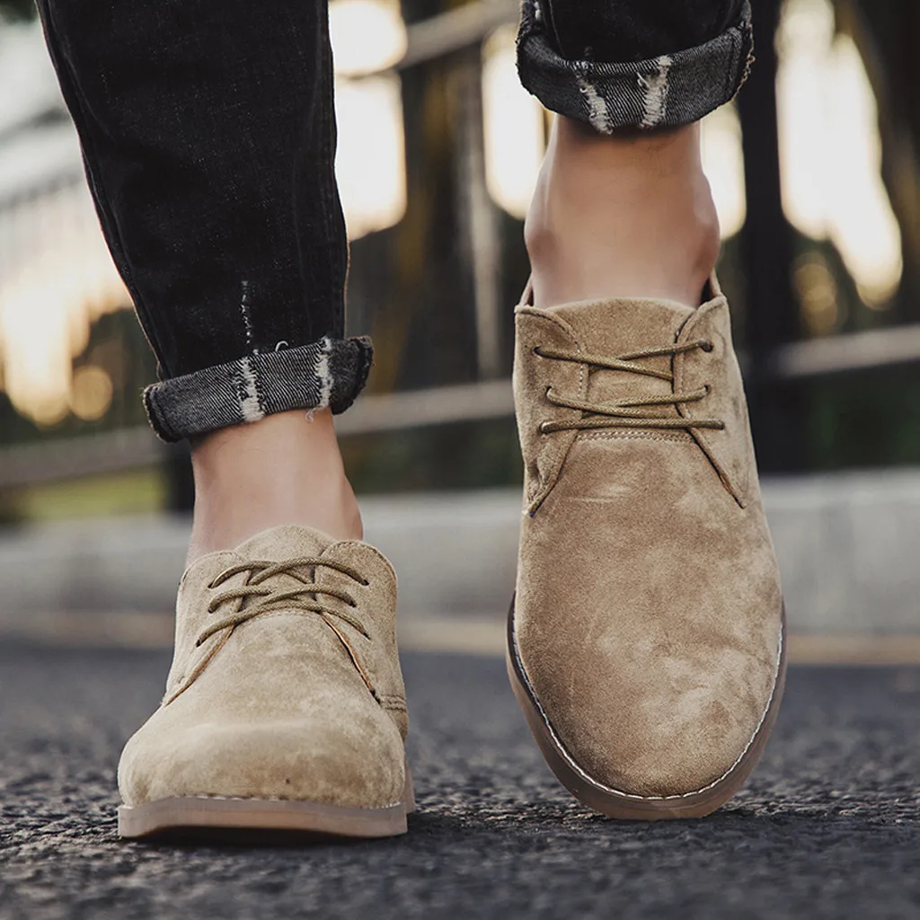 Мужская повседневная обувь; зимняя обувь; zapatillas hombre; Мужская Новая модная повседневная обувь с ремешками; английские остроконечные замшевые туфли в деловом стиле
