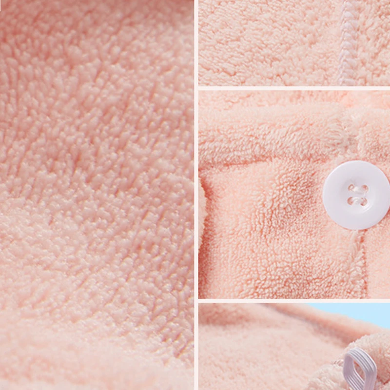 

Lady Girls Rabbite Ear Hair Towel Wrap Microfiber Drying Bath Shower Head Towel Quick Dry Turban Head Wrap Bathing Tools