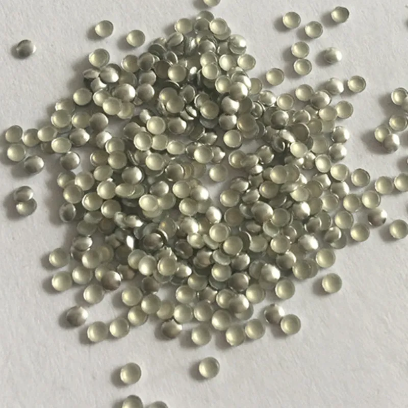 1000 шт. 2 мм Золотые/Серебристые/белые металлические украшения для одежды