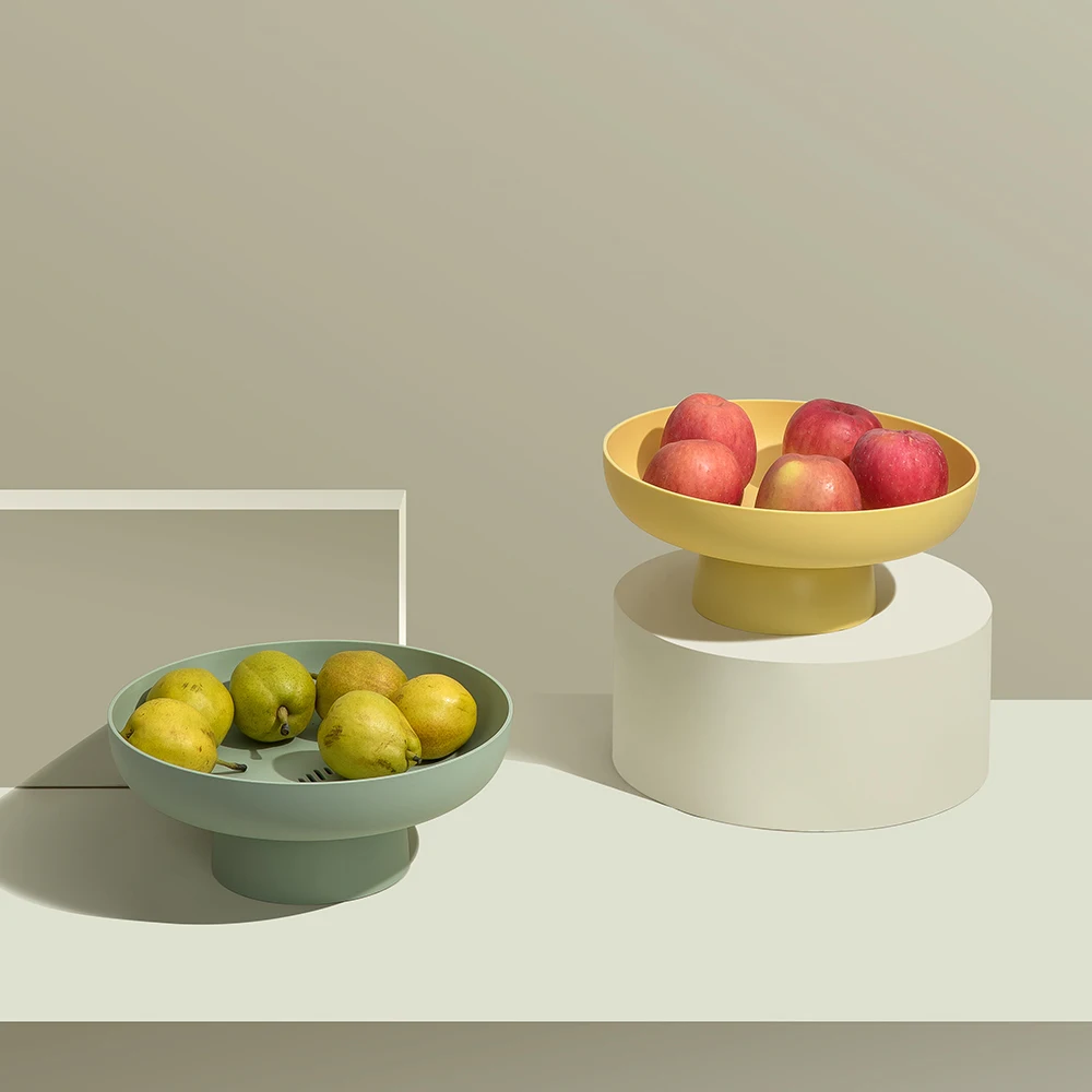 Скандинавская тарелка для украшения дома фруктов однотонная современные