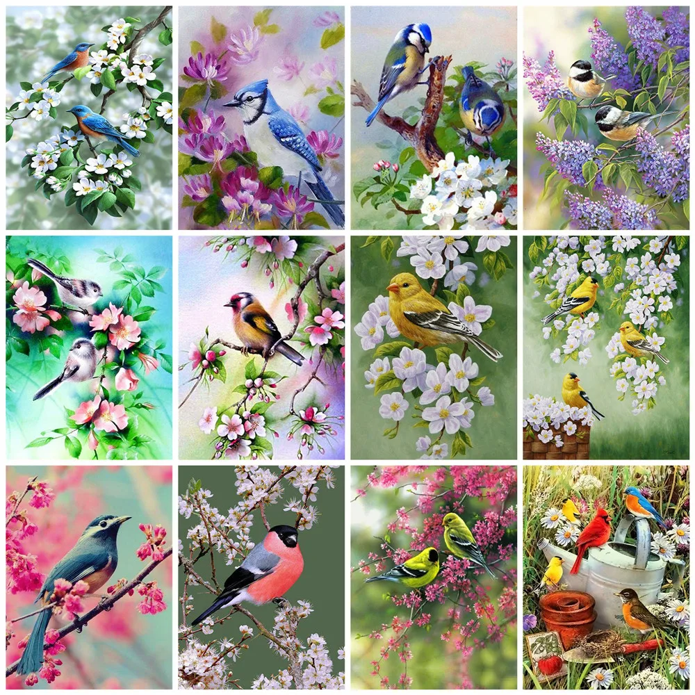 

Набор для вышивки квадратными/круглыми стразами Huacan 5D