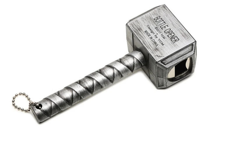 Молот Тора пива открывалка для бутылок мьельнир Опора игрушки серебристого